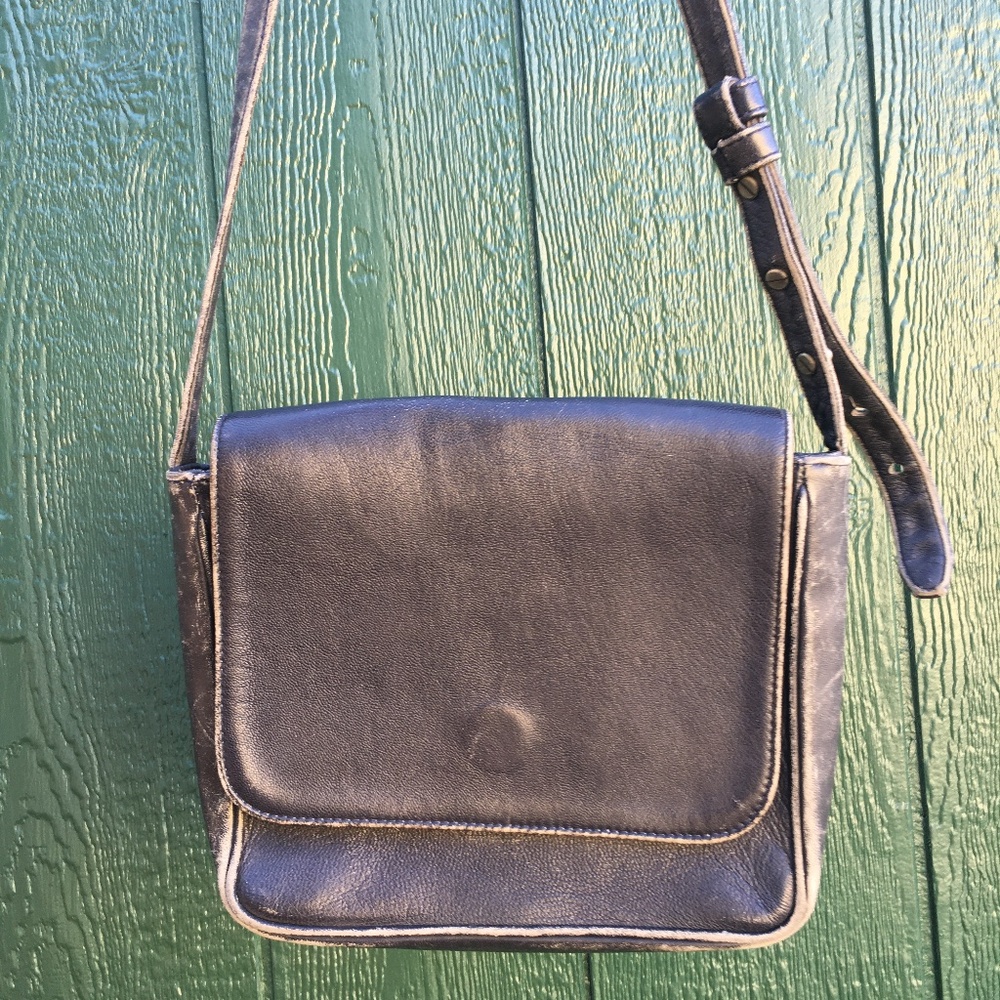 Black Leather - Christy Dawn Crossbody Bag